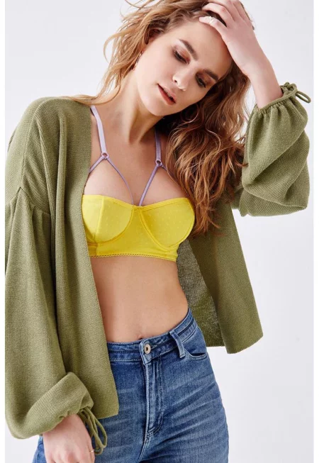 Сутиен тип балконет с регулируеми презрамка