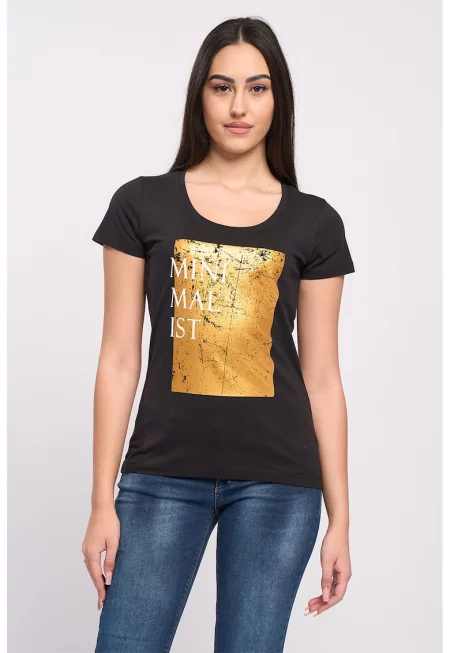 Тениска с надпис