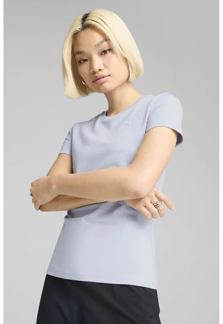 Тениска с овално деколте и монограм