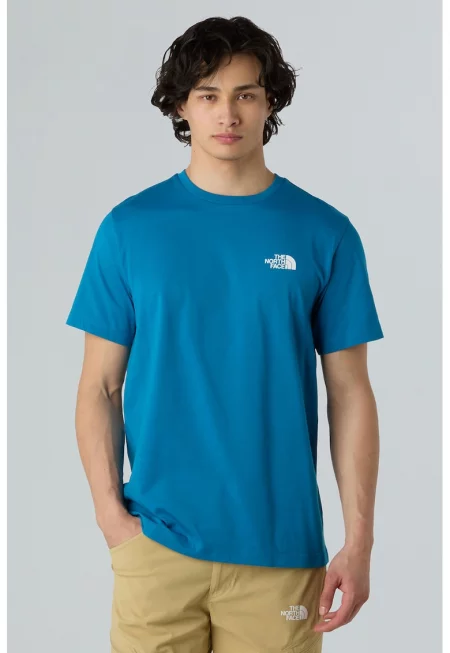 Тениска с памук с овално деколте