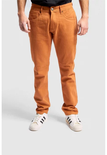 Унисекс дънки със стеснен крачол - Оранжев