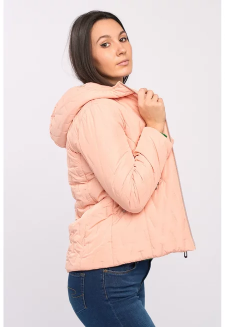 Яке с релеф и качулка