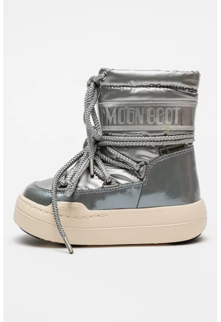 Зимни ботуши Park с лого - Сребрист