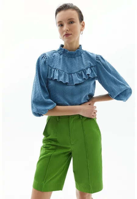 Блуза Jakvolbuz със среднодълги ръкави