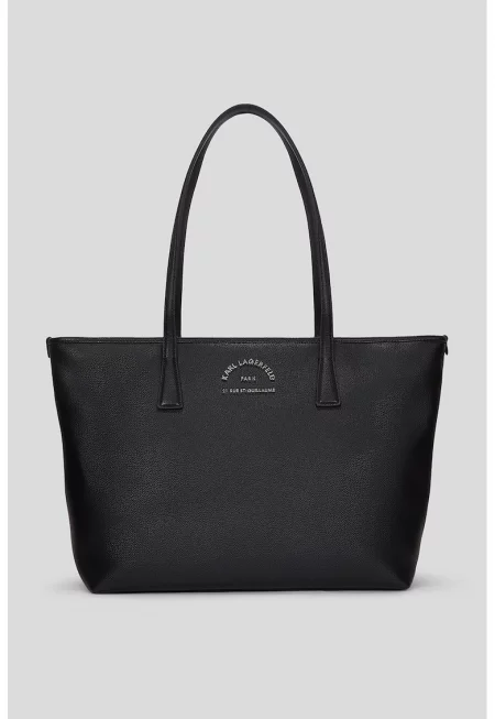 Чанта от еко кожа с метално лого