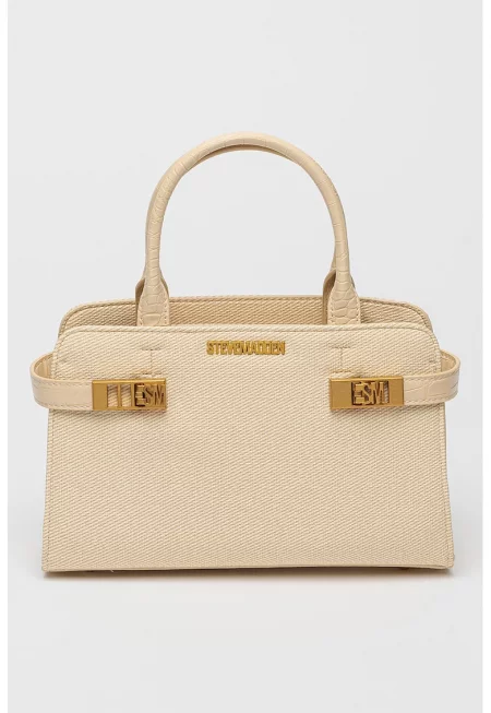 Чанта за рамо Blindeny от еко кожа - Бежов