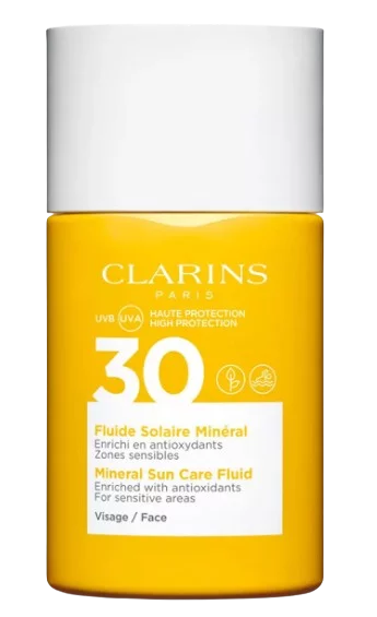 Clinique Mineral Sun Care Fluid SPF30 Слънцезащитен минерален флуид за лице без опаковка