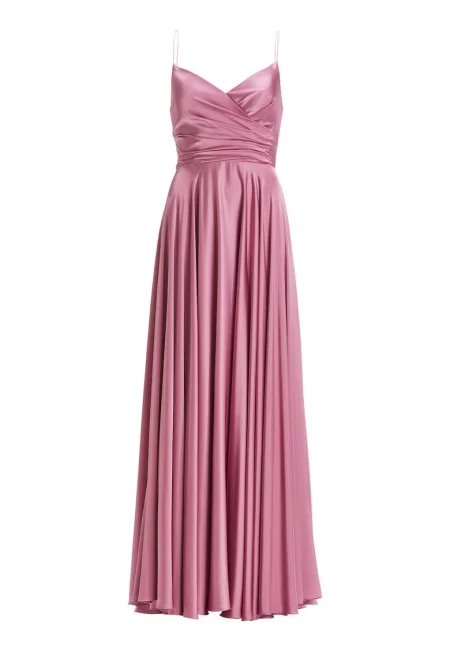 Дамска рокля  5AJ014HK - Полиестер - Розов