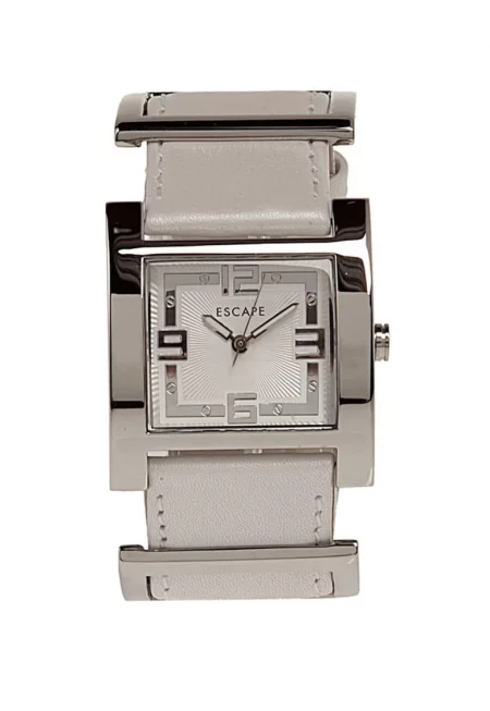 Дамски часовник  ECP10198 - корпус 36 мм - каишка от екологична кожа - 5 ATM