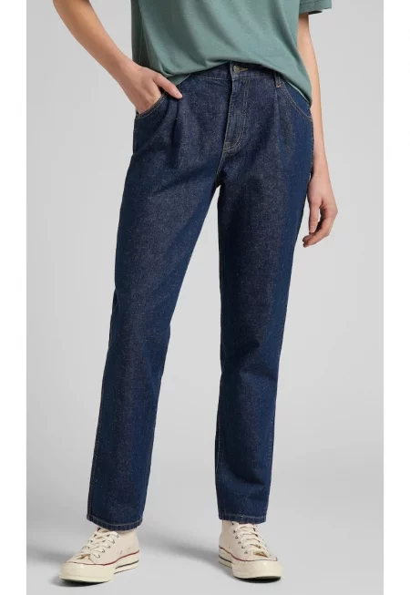 Дамски дънки L31MOM36 -  Памук - Син -