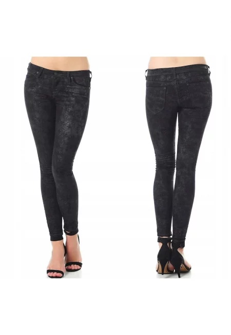 Дамски дънки -  Scarlett - 1187-26 - Памучни - Дълги - Petite - Дънкови - W24-L31 US - Черни