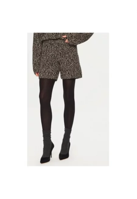 Дамски къси панталони -  304550515 - вълна - сиво