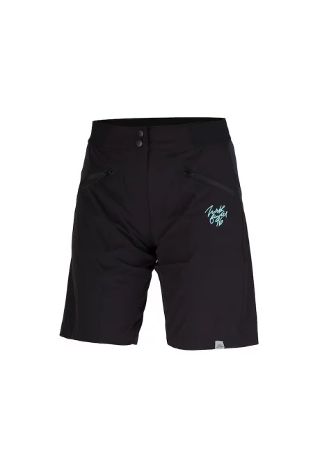 Дамски къси панталони за колоездене 2в1 Marion black - Черен