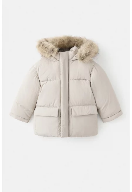 Едноцветно зимно яке