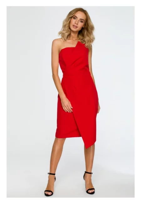 Елегантна рокля -  тъмносиньо