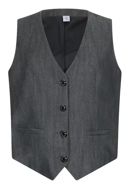 Елек с деним от лиосел с копчета