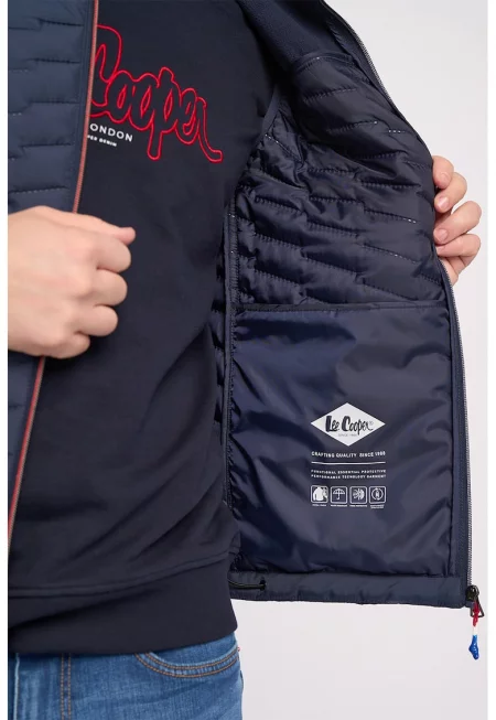 Елек с цип и ниска яка