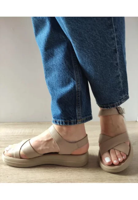 Ежедневни дамски сандали  246610T Apricot - Кайсия