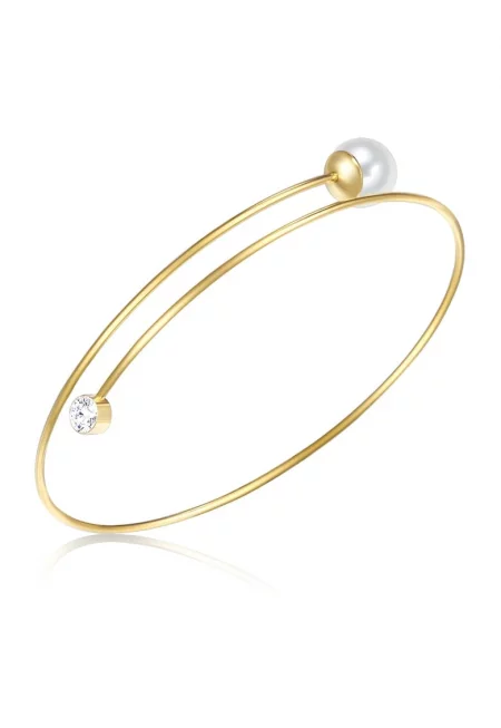 Гривна с покритие от 14K злато - Златист