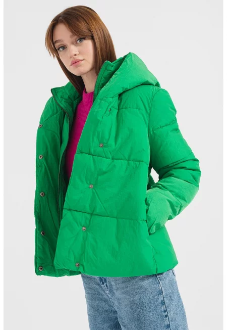 Капитонирано зимно яке тип пухенка Sydney с качулка и вата