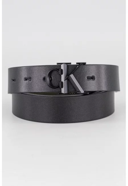 Колан с лого - Черен