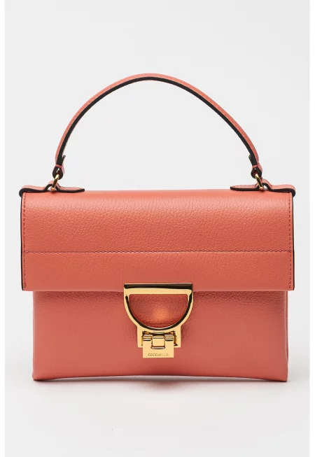 Кожена чанта Arlettis - Светлорозов