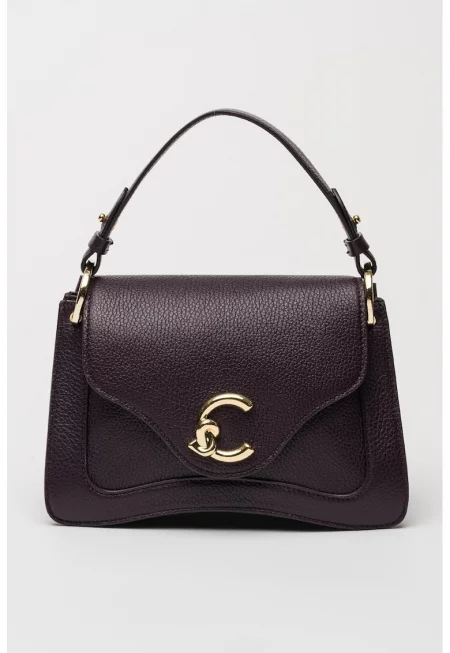 Кожена чанта C-Me с капаче