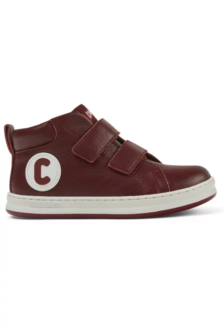 Кожени кецове Runner Four 1729 - Червен/Сиво-кафяв