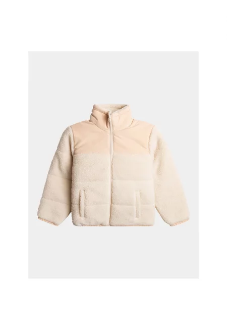 Кожух за момичета -  303012595 - Полиестер - Бежов