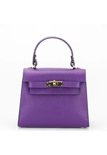 Малка чанта от естествена кожа B-8949 121 Фуксия 6759