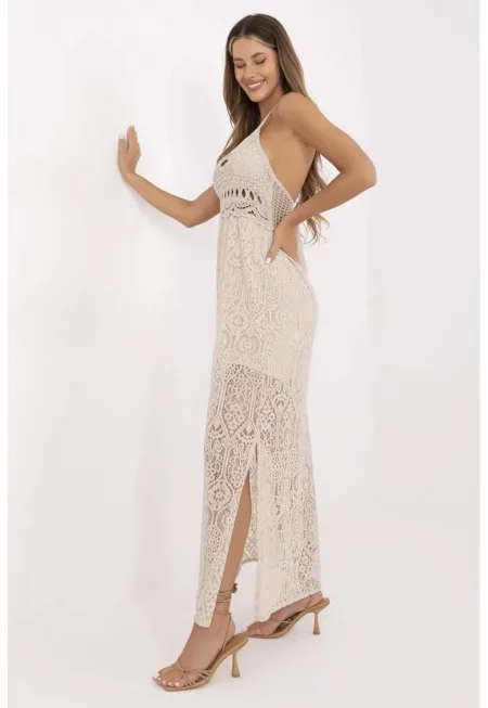 Maxi Dress With Halterneck