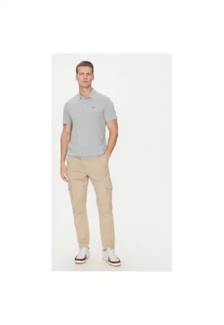 Мъжка тениска -  305102942 - Памук - Сив - Сив