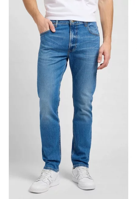 Мъжки дънки  Rider - памук/еластан - вталени - сини