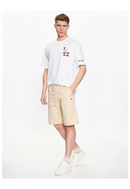 Мъжки къси панталони -  302204120 - Полиестер - Бежов