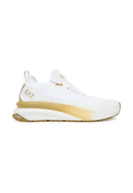 Мъжки кецове - Emporio Armani  бял/златист - текстил