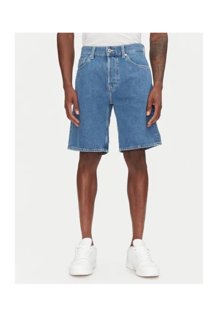 Мъжки шорти  PM801176ND3 - Дънкови - Памук - Син - Син