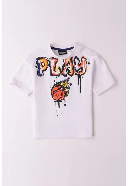 Памучна тениска с шарка