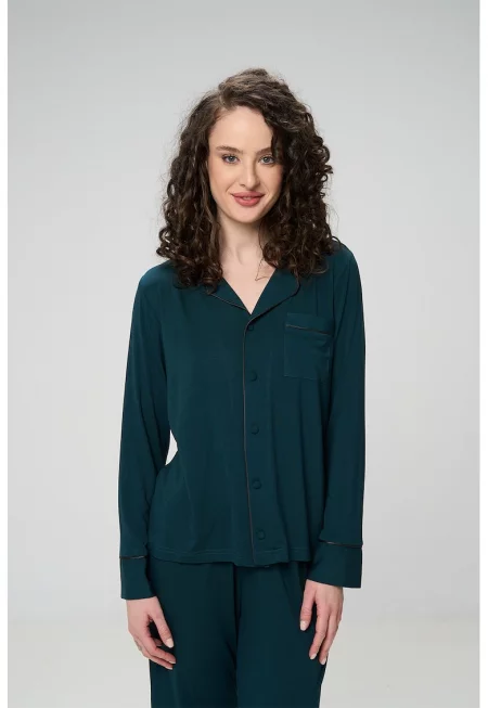 Пижама Coba с органичен бамбук - Бледозелен