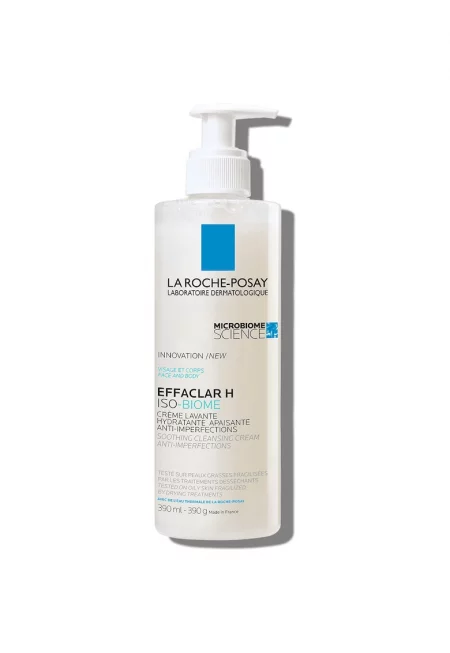Почистващ крем  Effaclar H ISO-BIOME - За мазна кожа - 390 мл