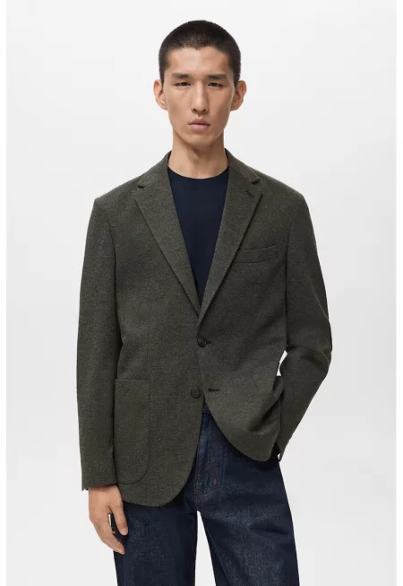 Сако със стандартна кройка - Антрацитно сиво