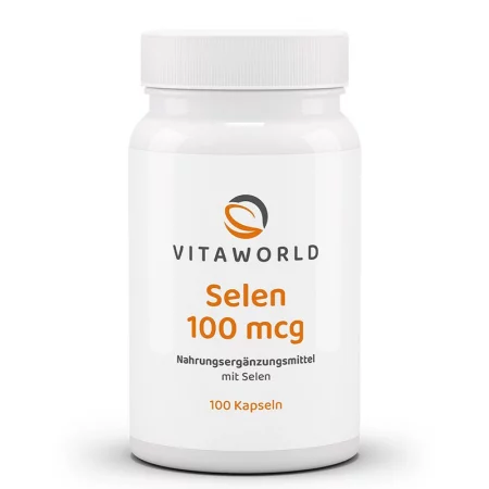 Щитовидна жлеза - Селен (натриев селенит), 100 µg x 100 капсули