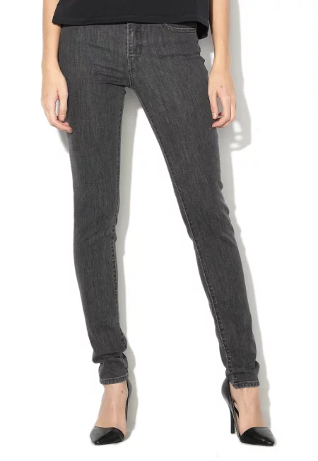 Скини дънки 721® c висока талия - Tъмносив