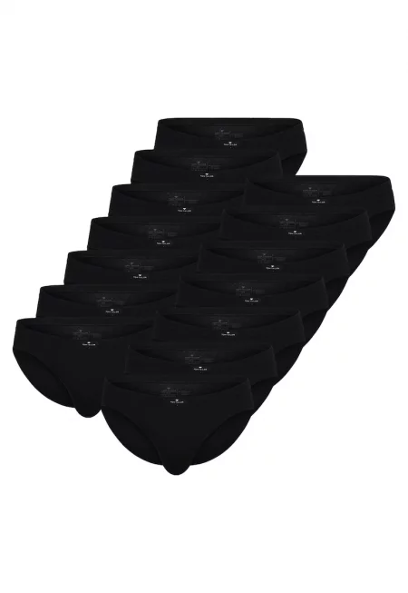 Слипове с памук - 14 чифта - Черен