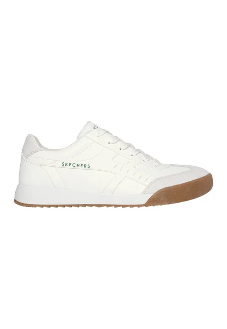 Спортни обувки Zinger от еко кожа с велур - Бял