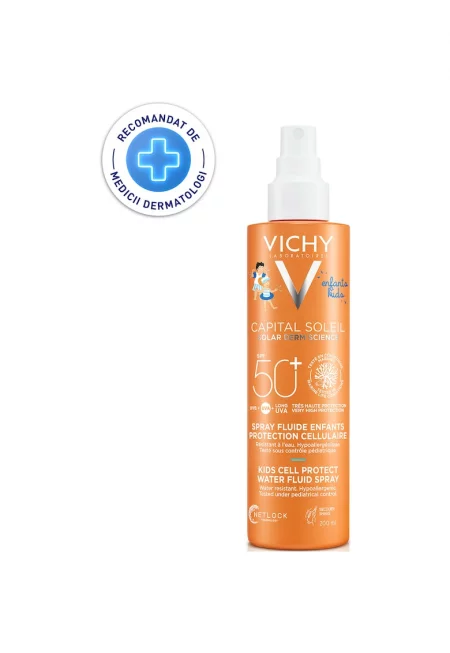 Спрей флуид за деца  CAPITAL SOLEIL Cell Protect - SPF 50+ - 200 мл