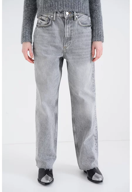 Свободни дънки Blake - Светлосив меланж