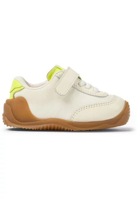 Текстилни спортни обувки Dadda от текстил с велур - Крем