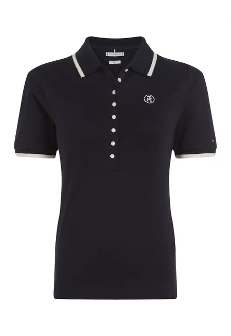 Тениска с лиосел и яка