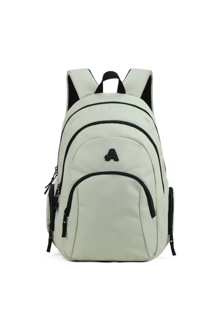Унисекс раница с лого - Зелен