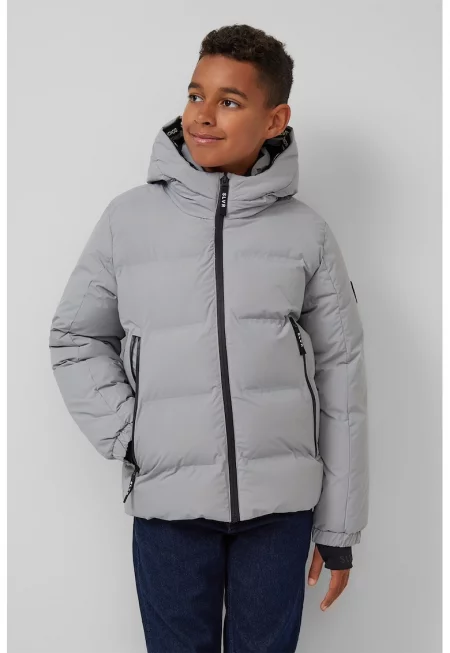 Ватирано зимно яке с качулка